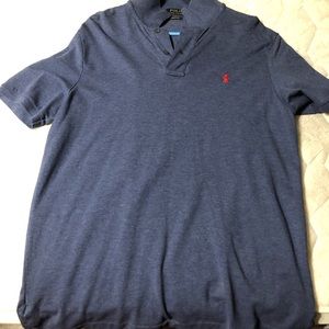 Navy polo shirt